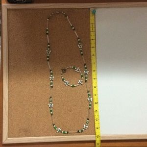Vintage necklace with matching bracelet